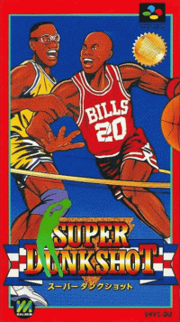 Super Dunk Shot Super Famicom  box art